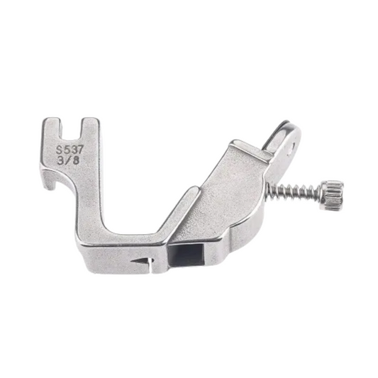 S537 3/8" Elastic Shirring Presser Foot For Industrial Machines