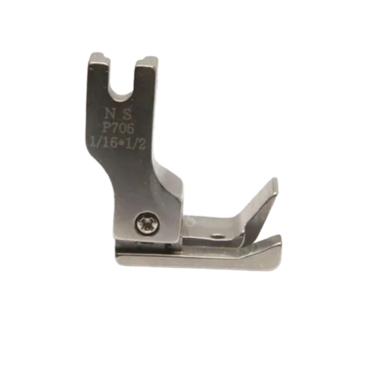 NS P705 1/16x1/2 Left Compensated Presser Foot Single Needle Lock Stitch